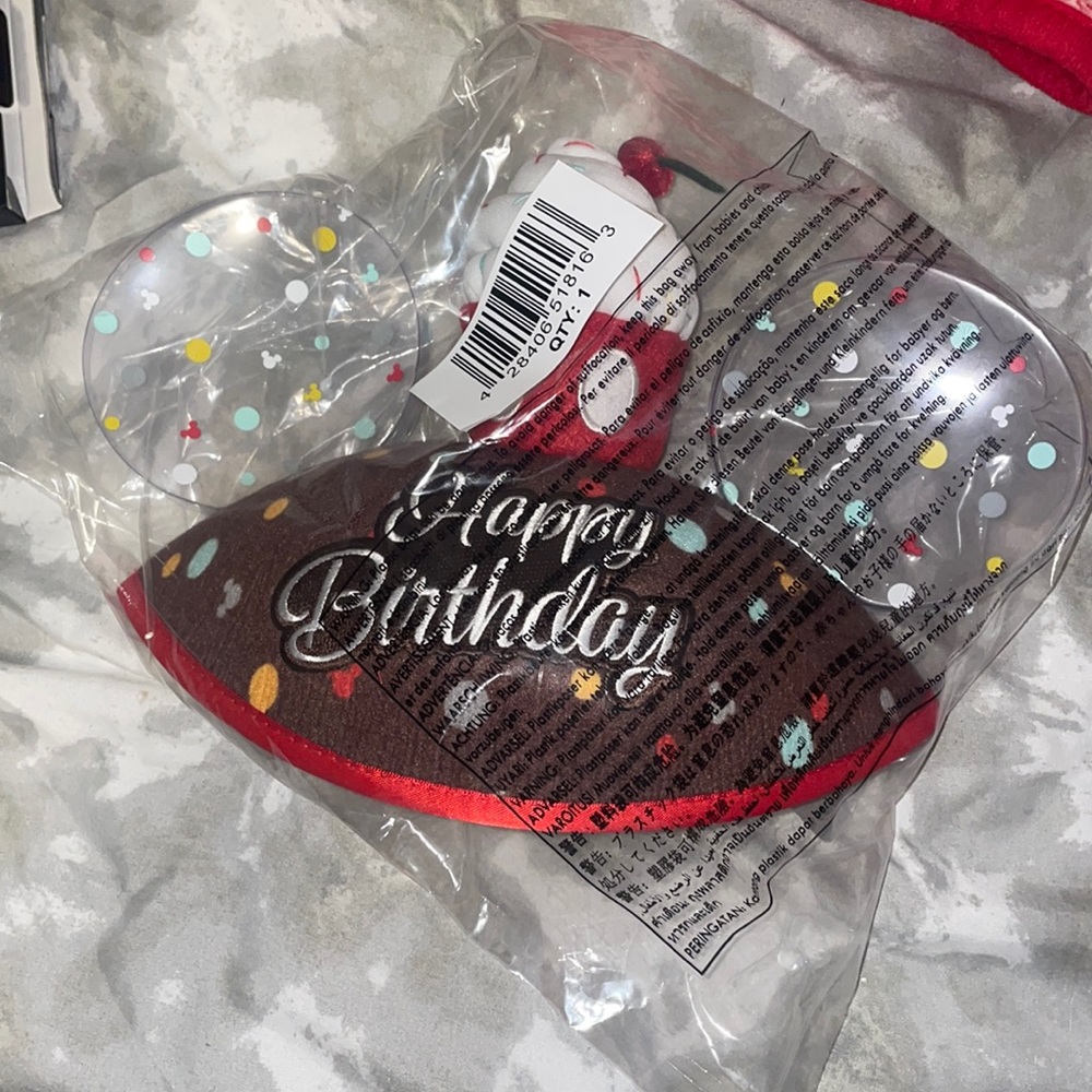 Happy birthday Disney ears brand new